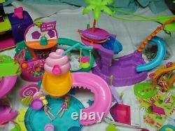 Massive polly pocket lot dolls cars boats accessories clothes shoes hats parts