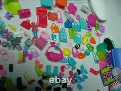 Massive polly pocket lot dolls cars boats accessories clothes shoes hats parts