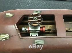 Mc Coy 60 withvintage tether boat gas powered tether race car parts Cox