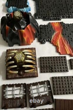 Mega Blocks Dragons Krystal Wars Parts Lot, Terrain, Boat, Pirate, Castle, Gate