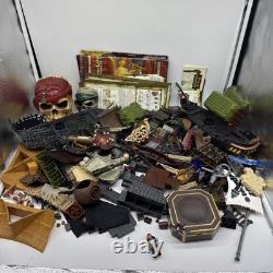 Mega Bloks Pyrates Lot Pirates Of The Caribbean Ship Parts Pieces Bulk 4+ Lbs