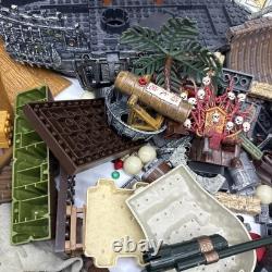 Mega Bloks Pyrates Lot Pirates Of The Caribbean Ship Parts Pieces Bulk 4+ Lbs