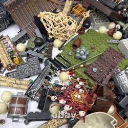 Mega Bloks Pyrates Lot Pirates Of The Caribbean Ship Parts Pieces Bulk 4+ Lbs