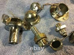 Miscellaneous vintage Chrome boat parts Used