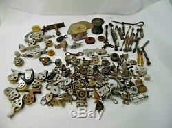 Mixed Lot Sail Boat Hardware BRASS 14 Pounds Fix or Repair Used Vintage Parts