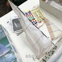 Mrp model boat in box vintage parts as is aussie ii 1/38 5557