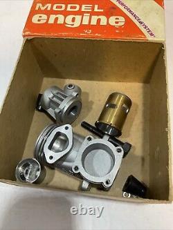 NEW VINTAGE K&B KB 7.5 cc 45 R/C Marine Model Boat Engine Parts CRANK CASE & ETC