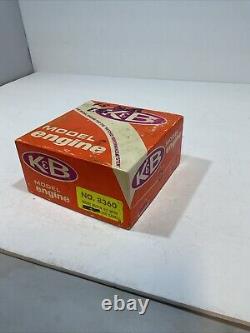 NEW VINTAGE K&B KB 7.5 cc 45 R/C Marine Model Boat Engine Parts CRANK CASE & ETC