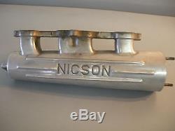 NICSON Oldsmobile Boat Exhaust Header Manifold Vintage Exhaust Log PAIR