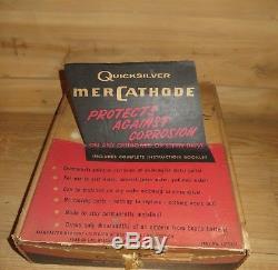 NOS Vintage 1967 Quicksilver Mercury Kiekhaefer Mercathode Anti Corrosion system