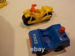 N VINTAGE FISHER PRICE ADVENTURE PEOPLE Parts lot figures 99 race Car Boats+