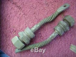 Nautical Boat Parts Battery Electrical Cables Vintage Antique Copper Brass Truck