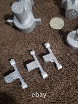 New Aluminum Cast Parts for Vintage DEEZIL Model Airplane Engines lot of 9