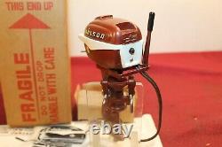 New In Box 1953 Vintage Johnson 30 HP Toy Model Outboard Boat Electric Parts K&o