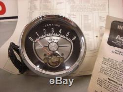 NewithOld Stock Vintage Aqua Meter Tachometer Mercury THUNDERBOLT SYS. #634 4-1-4