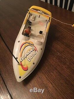 Nikki Vintage R/C Boat Ski Boat Banana Boat For Parts Or Custom RC Super Rare