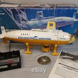 Nikko RC Exploration Submarine 11400 Remote Control Parts Repair Vintage 1983