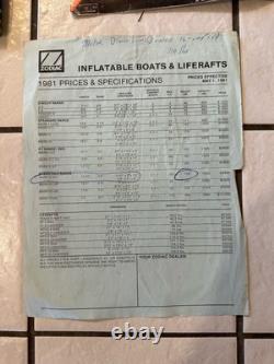 OEM Vintage Zodiac Inflatable Boat Dealer&Retail Literature, Parts, Price, Brochure