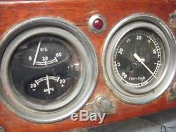 Old Antique Dial Dash Gauge Panel Speedometer Chris Craft Part Vintage Boat Lot