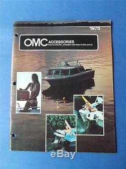 Omc Catalog 1975 Outboard Marine Corporation Evinrude Johnson Boat Parts Vintage