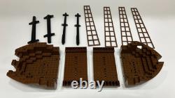Original Lego Pirates 6285 Black Seas Barracuda Mast, Mast Rigging, Boat Hull