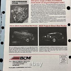 Original VINTAGE 1988 B&M PERFORMANCE Catalog Speed Racing Parts