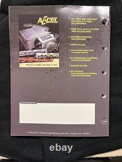 Original VINTAGE 1998 ACCEL PERFORMANCE Catalog Speed Racing Parts 274 Pages