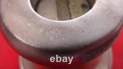 PAIR of Vintage No 1 Chromed Brass Sailboat Deck Winch Slotted Boat Parts Marine