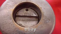 PAIR of Vintage No 1 Chromed Brass Sailboat Deck Winch Slotted Boat Parts Marine