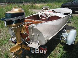 PARA-TRIM Vintage Aluminum trim tabs outboard motor boat Feathercraft Lonestar