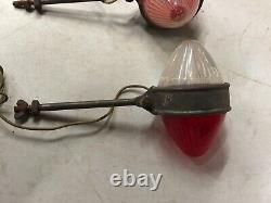 PARTS LOT #49 Vintage Bicycle Boat Car Auto Fender Lights Lamps PAIR Bike OLD