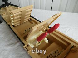 PHANTOM RAIDER BOAT SHIP Ideal vintage PR-135 Motor runs/parts repair with box