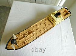 PHANTOM RAIDER BOAT SHIP Ideal vtg PR-135 Motor runs/parts repair PLEASE READ