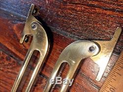 Pair Of Vintage Rare New Old Stock Abi Bronze/brass Hatch Adjusters 11