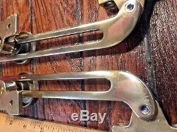 Pair Of Vintage Rare New Old Stock Abi Bronze/brass Hatch Adjusters 11