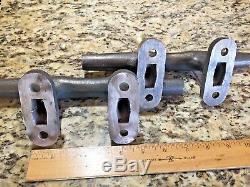 Pair Of Vintage Thickly Cast Bronze Herreshoff Style Cleats 10 Long