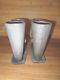 Pair Of Vintage Johnson Evinrude Racing Outboard Exhaust Stacks Pipes