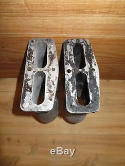 Pair of Vintage Johnson Evinrude Racing Outboard Exhaust Stacks pipes