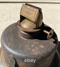 Perkins Perko P&A Brass Marine Lamp Nautical Ship Lantern Clear Glass Vintage