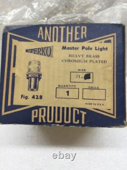 Perko Master Pole Light Size No1 Vintage Boat Part NOS NIB New Old Stock in Box