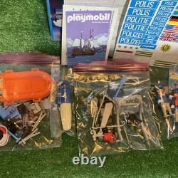 Playmobil 3539 Schaper Police Boat Vintage 1979 Motor Just Tested? All Parts