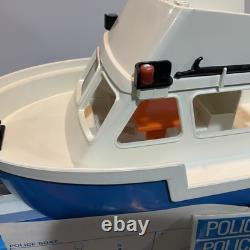Playmobil 3539 Schaper Police Boat Vintage 1979 Motor Just Tested? All Parts