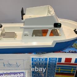 Playmobil 3539 Schaper Police Boat Vintage 1979 Motor Just Tested? All Parts