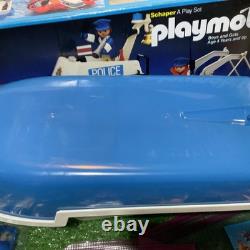 Playmobil 3539 Schaper Police Boat Vintage 1979 Motor Just Tested? All Parts