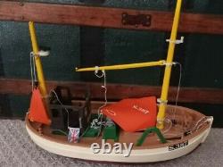 Playmobil 3551 Vintage Fishing Boat Susanne S. 387 for Parts Very Incomplete