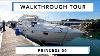 Princess 56 Walkthrough Tour Huge Living Space Makes This Princess 56 A Brilliant Boat