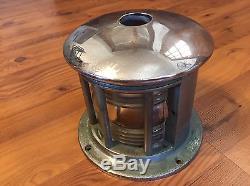 RARE OLD VINTAGE CHRIS CRAFT SOUP CAN BOWithSTERN BOAT LIGHT