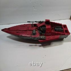 RARE RED 1985 GI Joe Cobra Moray Hydrofoil Vintage Vehicle Boat HASBRO FOR PARTS