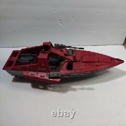 RARE RED 1985 GI Joe Cobra Moray Hydrofoil Vintage Vehicle Boat HASBRO FOR PARTS