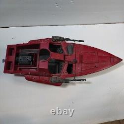 RARE RED 1985 GI Joe Cobra Moray Hydrofoil Vintage Vehicle Boat HASBRO FOR PARTS